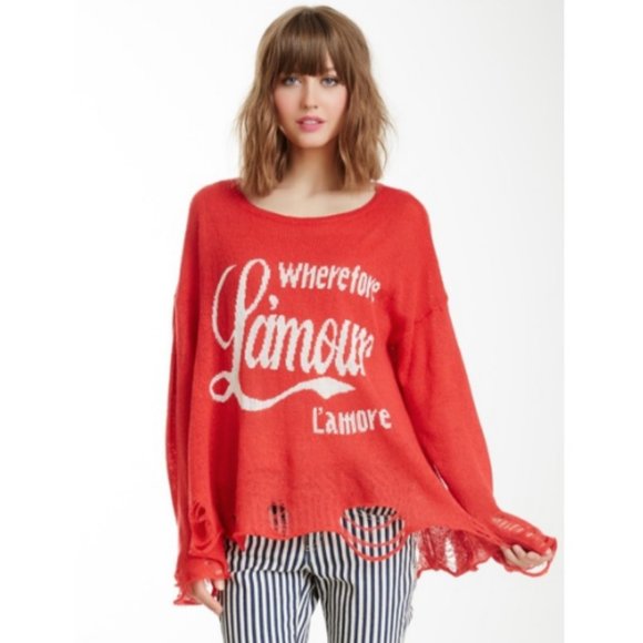 Wildfox Sweaters - Wildfox | L’amour Lennon Sweater